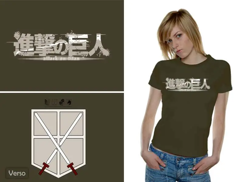 t/s aot cadet slim fit girl - l