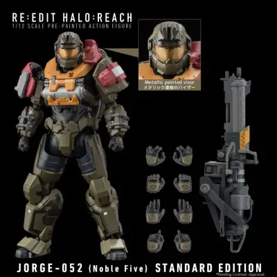 Halo Reach Reedit Jorge-052 Noble Five 1/12 Scale Af