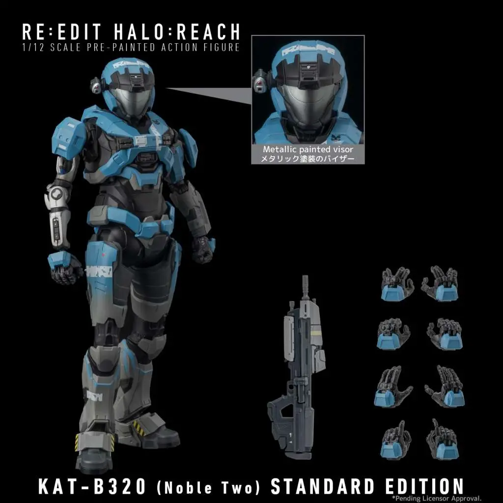 halo reach reedit kat-b320 noble two 1/12 scale af