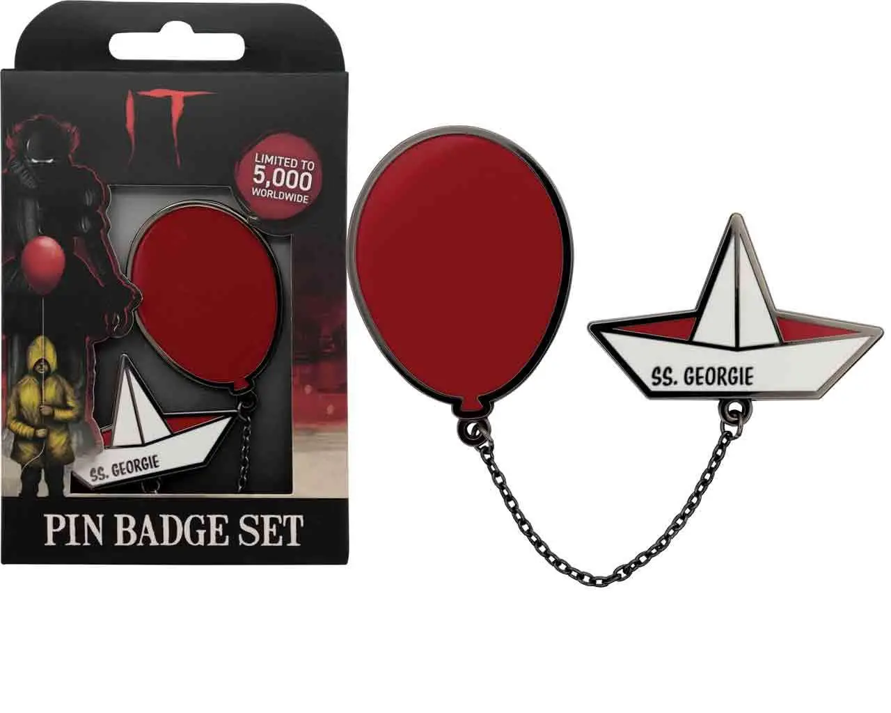 stephen king's it - pin badge set