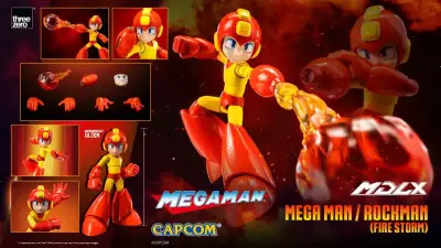 Mega Man Fire Storm Mdlx Af