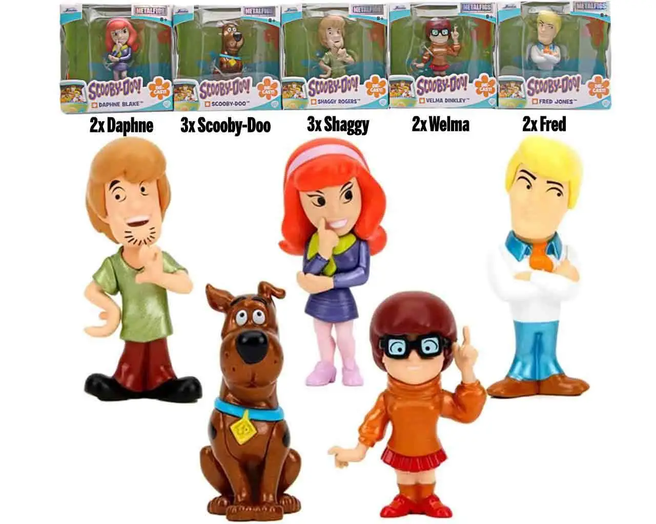 scooby-doo - metal figure counter display (12)