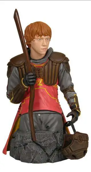 hp ron weasley quidditch gear mini bust