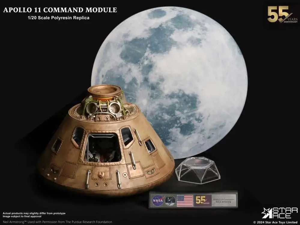 apollo 11 commande module 1/20 scale deluxe replica