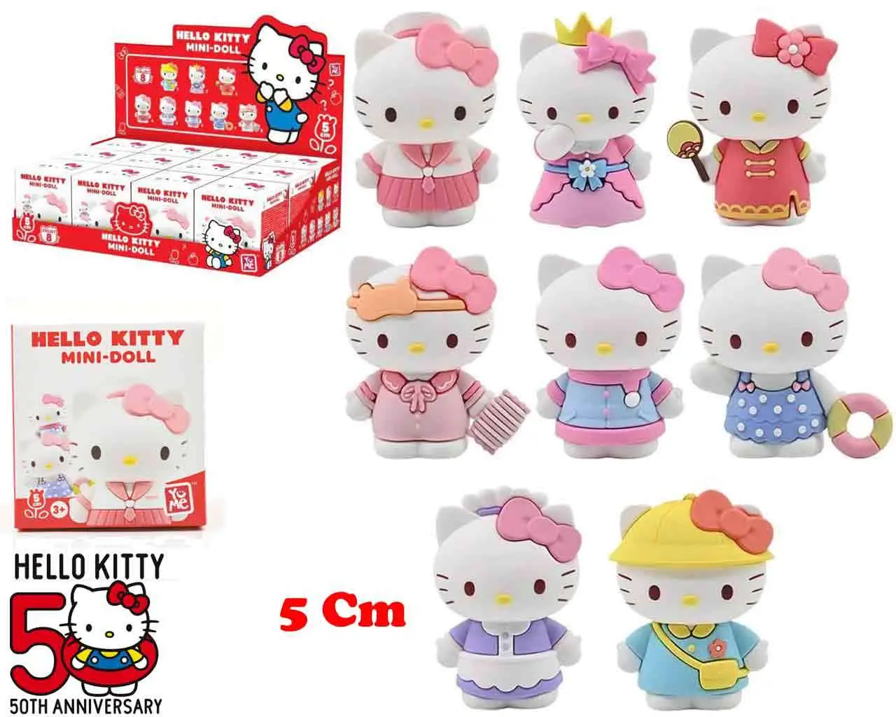 hello kitty - 5cm figurine dress-up series - display (12)