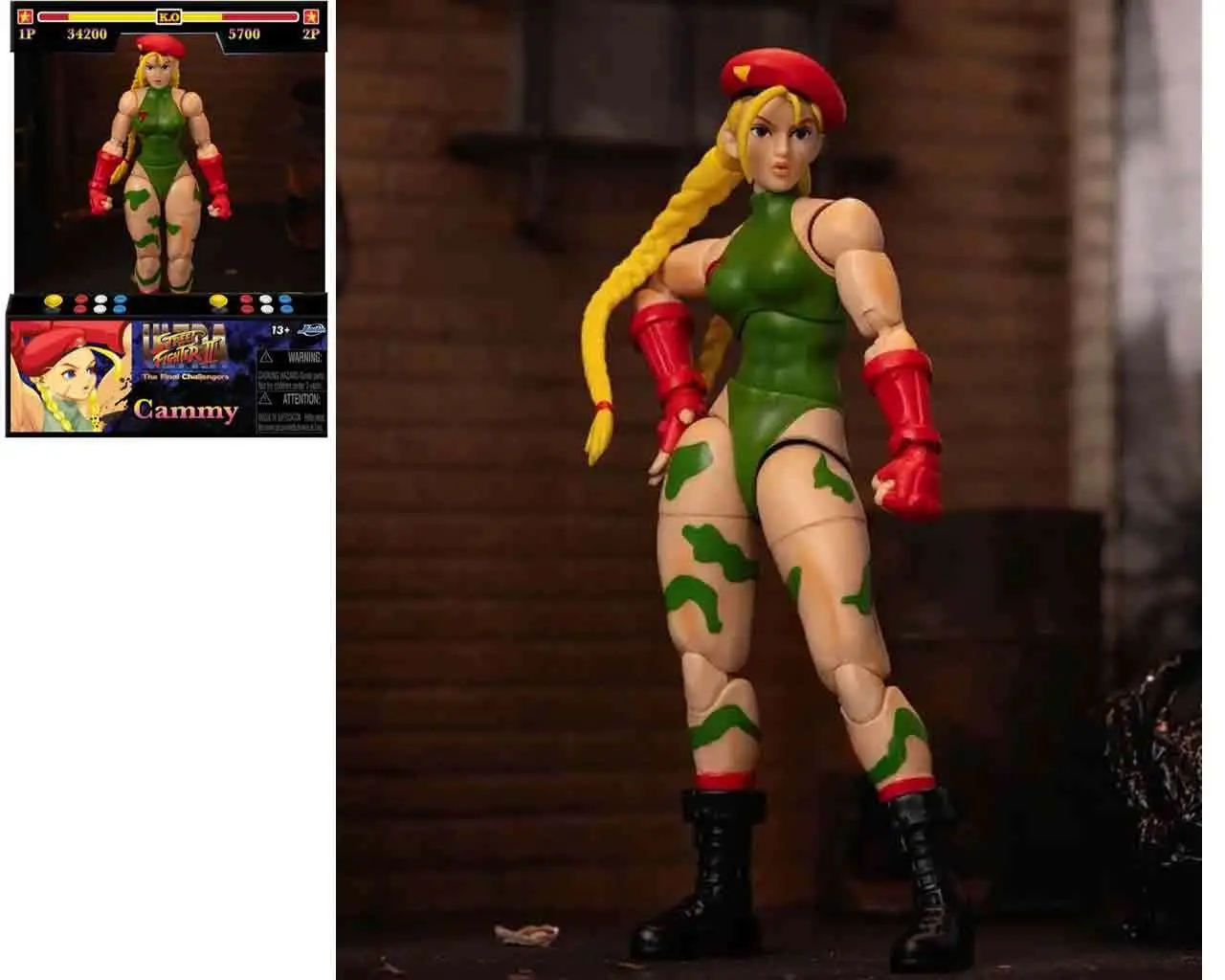 street fighter 2: cammy - de luxe action figure scale 1:12