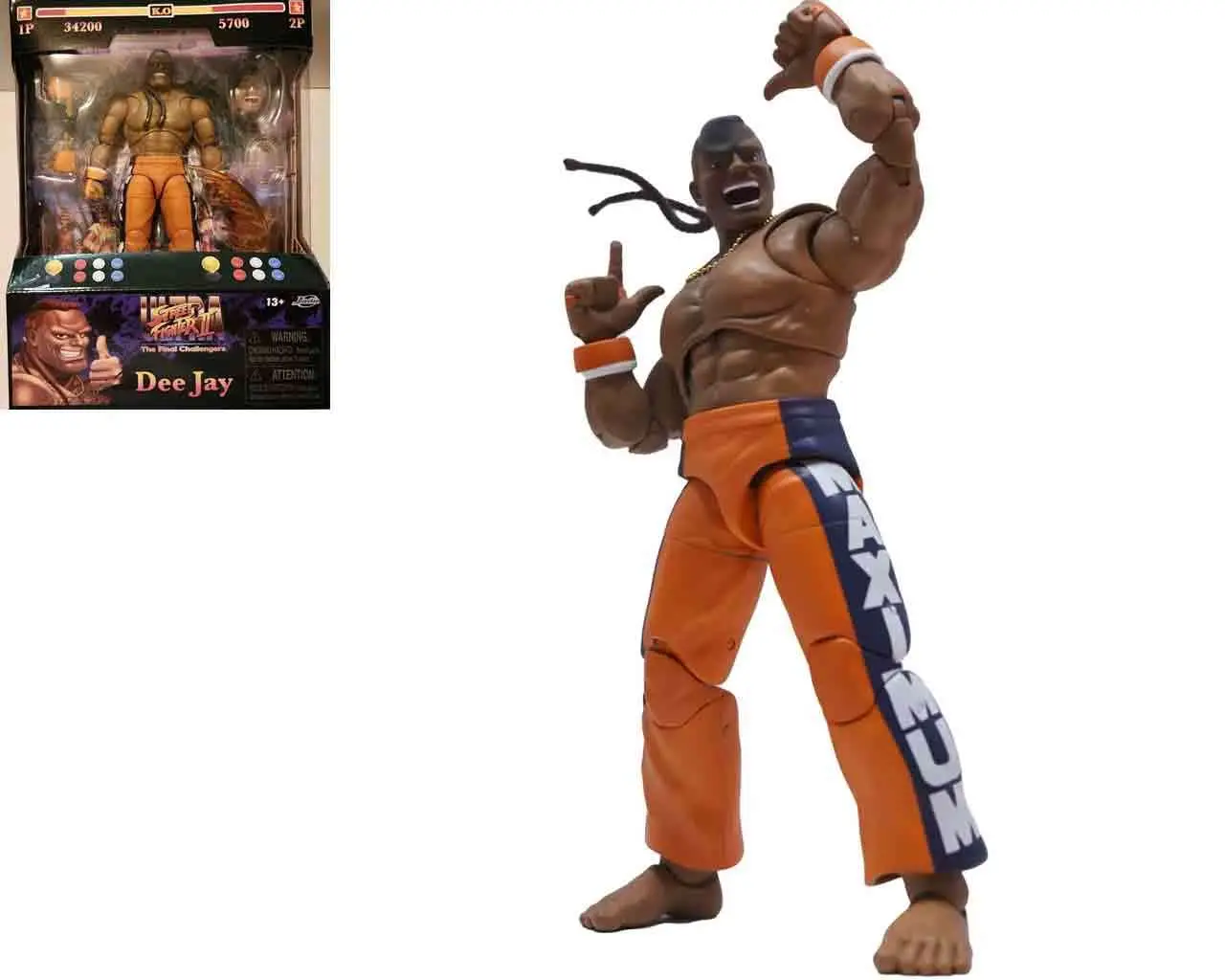 street fighter 2: dee jay - de luxe action figure scale 1:12