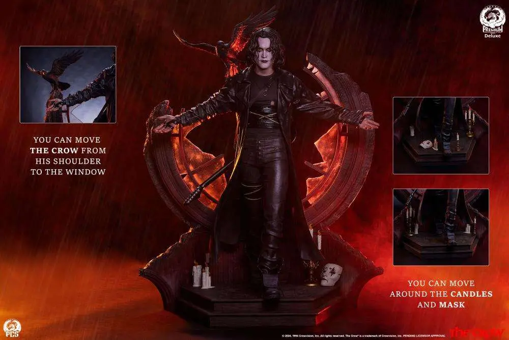 the crow 1:3 scale statue deluxe edition
