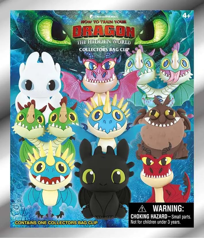 how to train your dragon bag clip blind box display(24)
