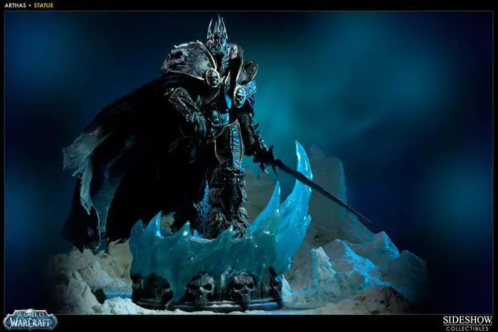 wow arthas statue