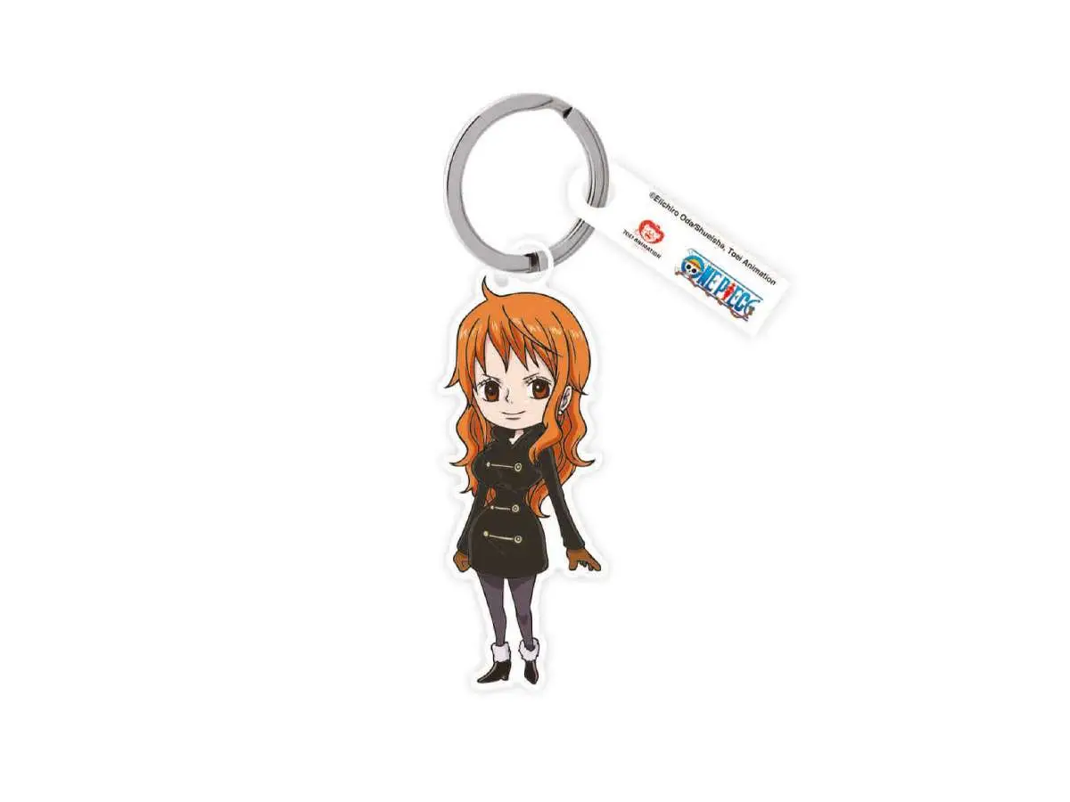 one piece nami swan key ring