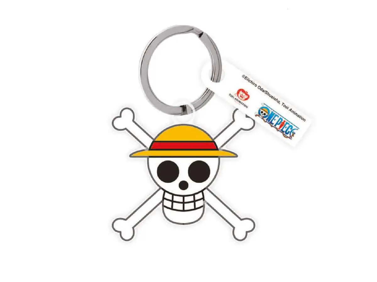 one piece straw hat key ring