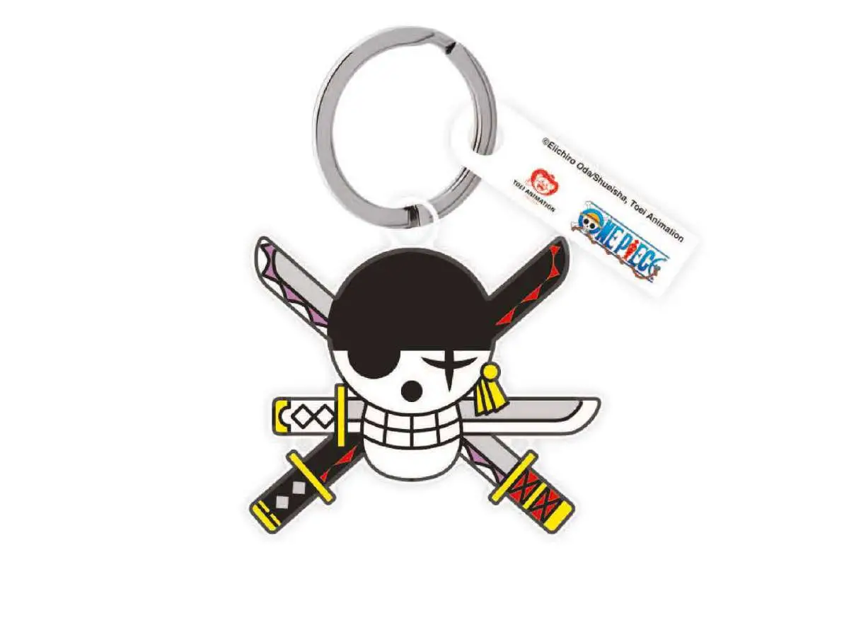 one piece zoro log key ring