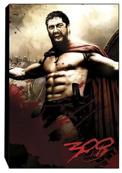 300 stretched art on canvas -leonidas-