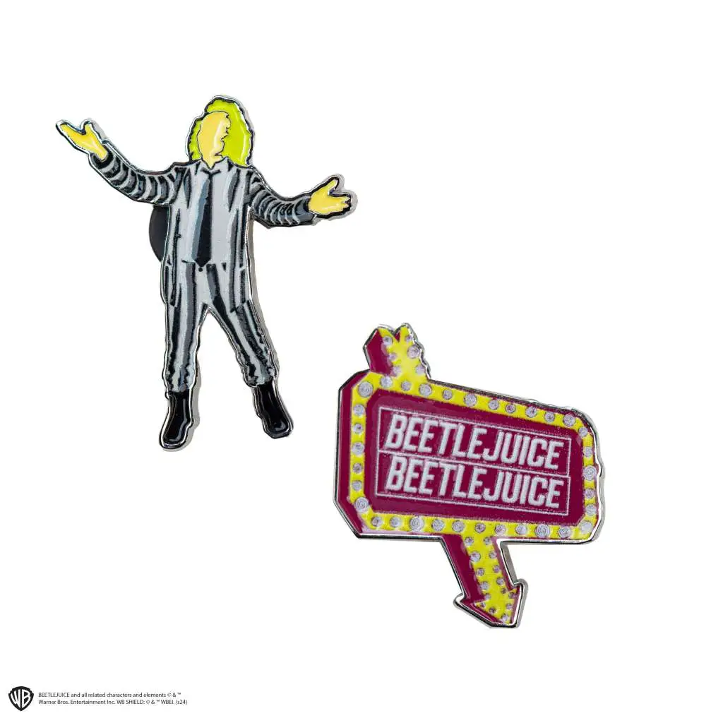 beetlejuice pins set (2)