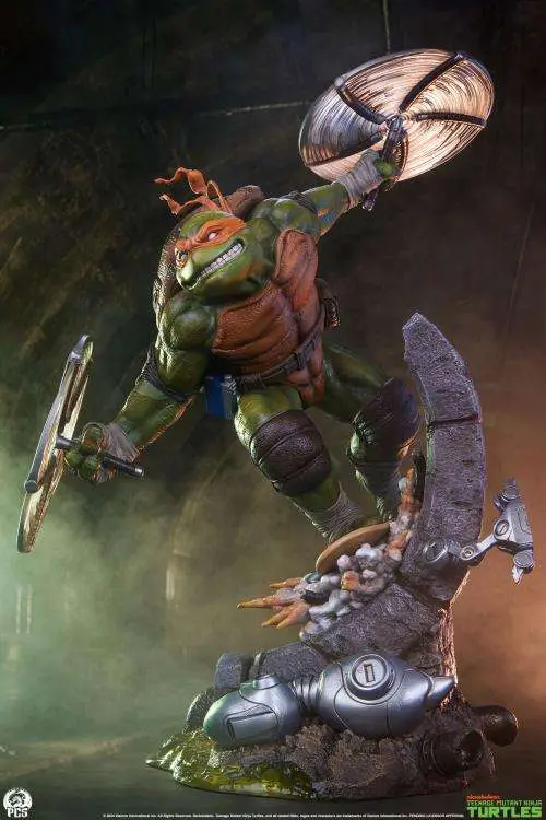 tmnt legends michelangelo 1:3 scale statue