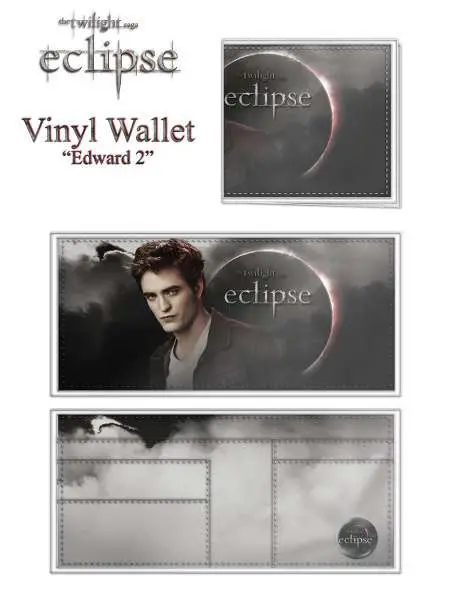 twilight eclipse -wallet vinyl edward-