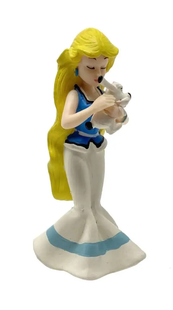 asterix falbala with idefix figure
