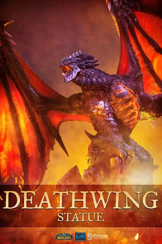 world of warcraft deathwing statue
