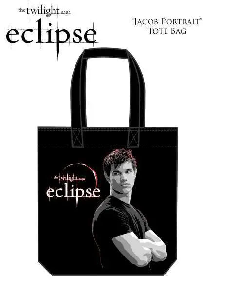 twilight eclipse -tote bag jacob-