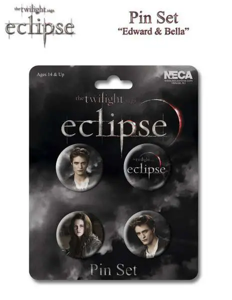 twilight eclipse -pin set edward & bella