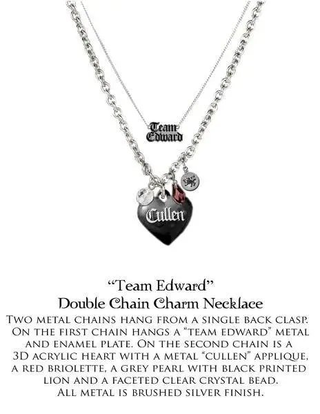twilight eclipse -necklace doubchain edw