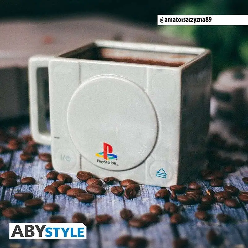 playstation console 3d mug