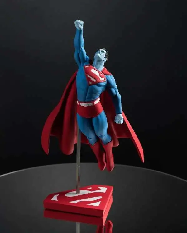dc direct superman red and blue by gary frank resin statue