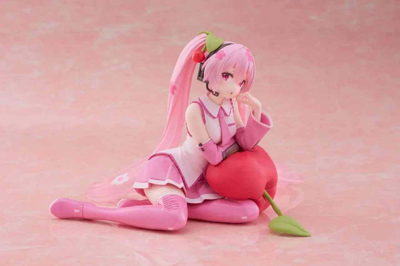 sakura miku cherry cushion desktop cute fig