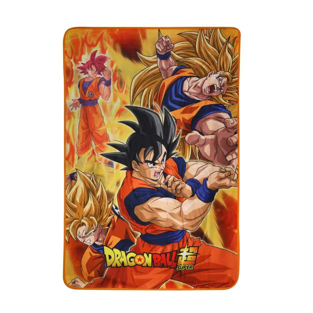 dragon ball super battle of gods goku states 100x150cm blanket
