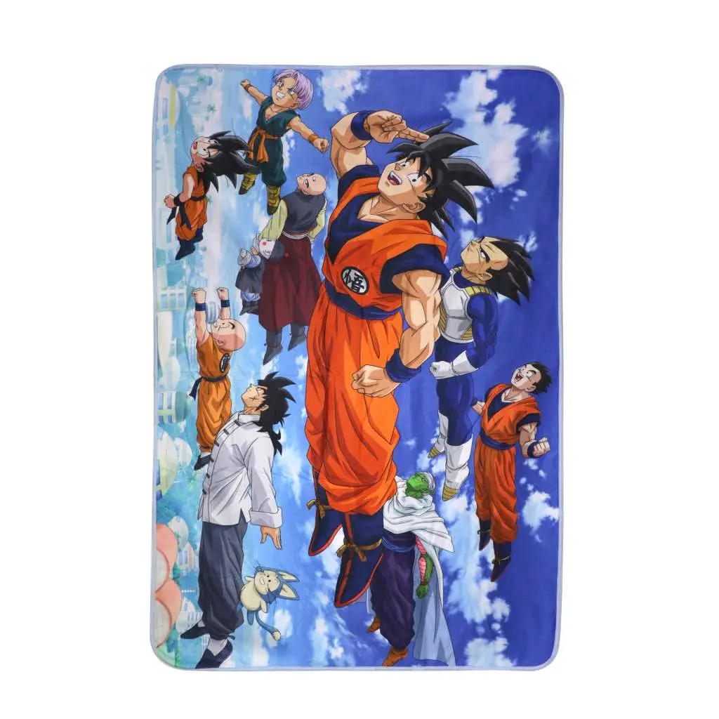 dragon ball super universe survival heroes flight 100x150 cm blanket
