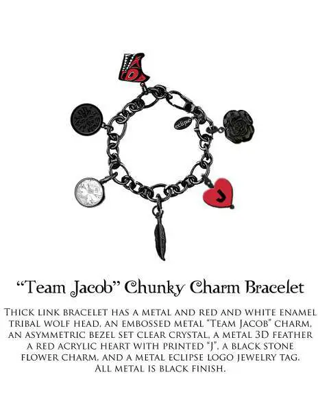 twilight eclipse -bracelet team jacob-
