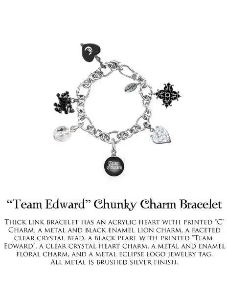 twilight eclipse -bracelet team edward-