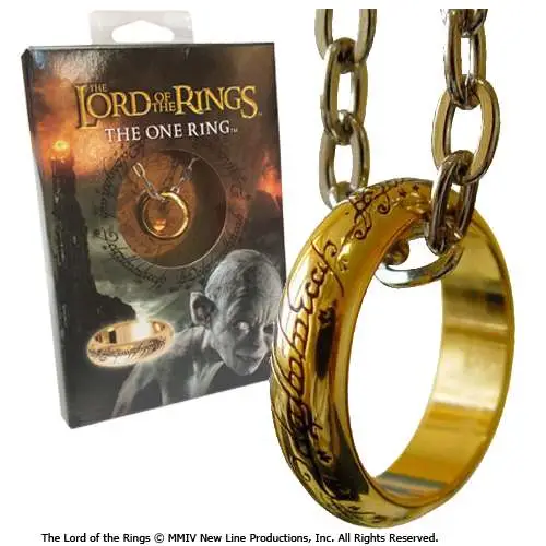 lotr one ring costume 4 color box