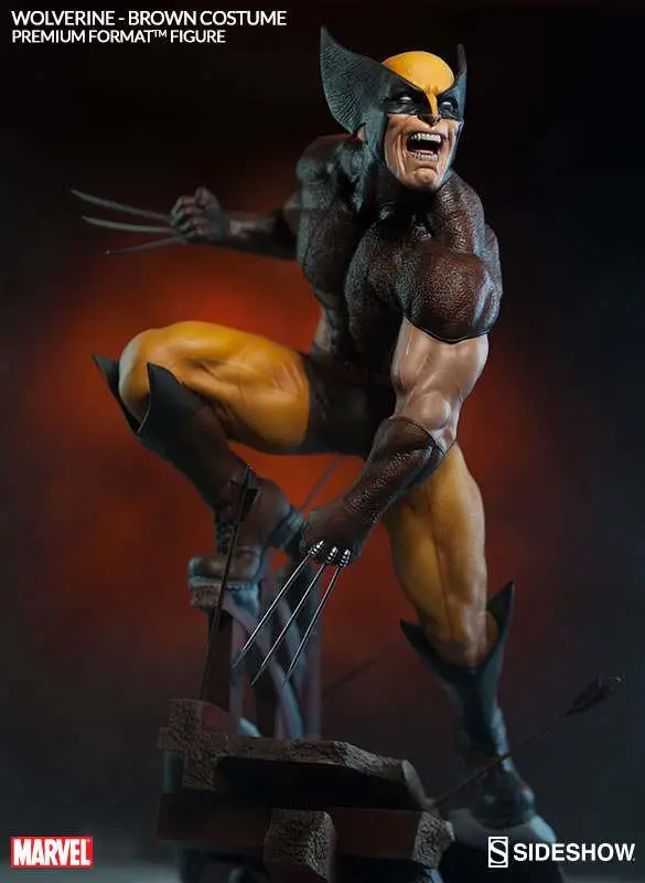 wolverine brown costume prem form fig