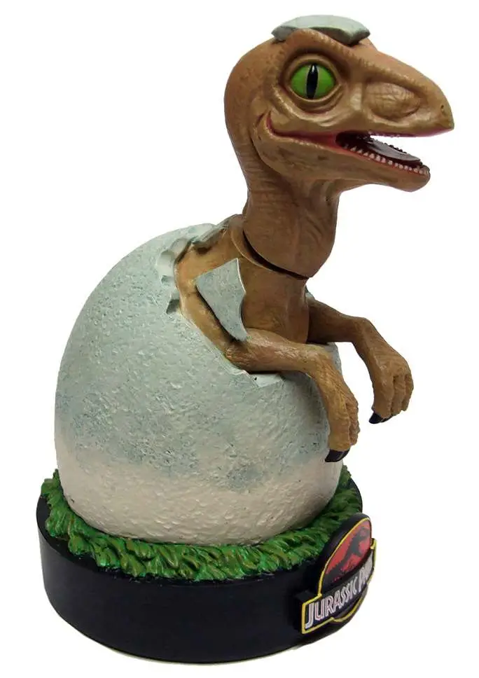 jurassic park raptor motion statue