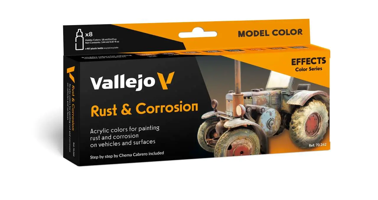 rust and corrosion by chema cabrero model color set 70262