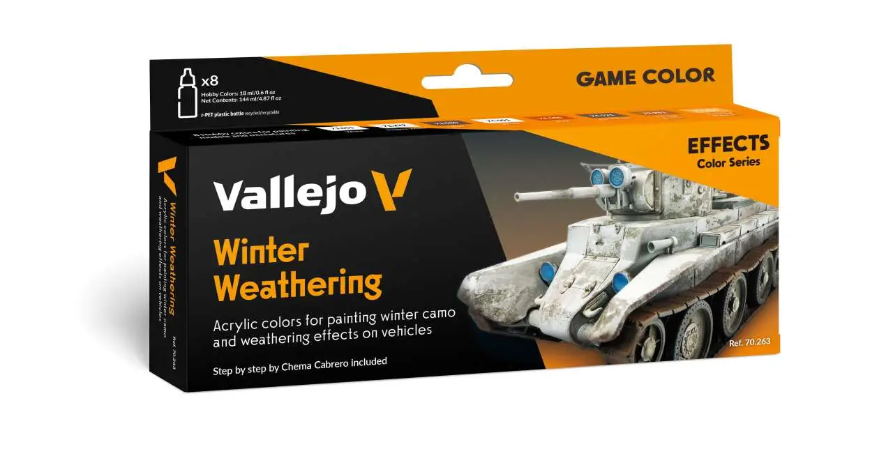 winter weathering by chema cabrero model color set 70263