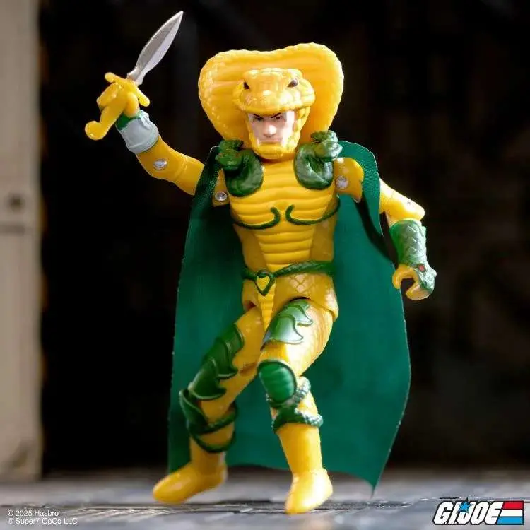 g.i. joe  w02 serpentor (cartoon) reaction+ figure