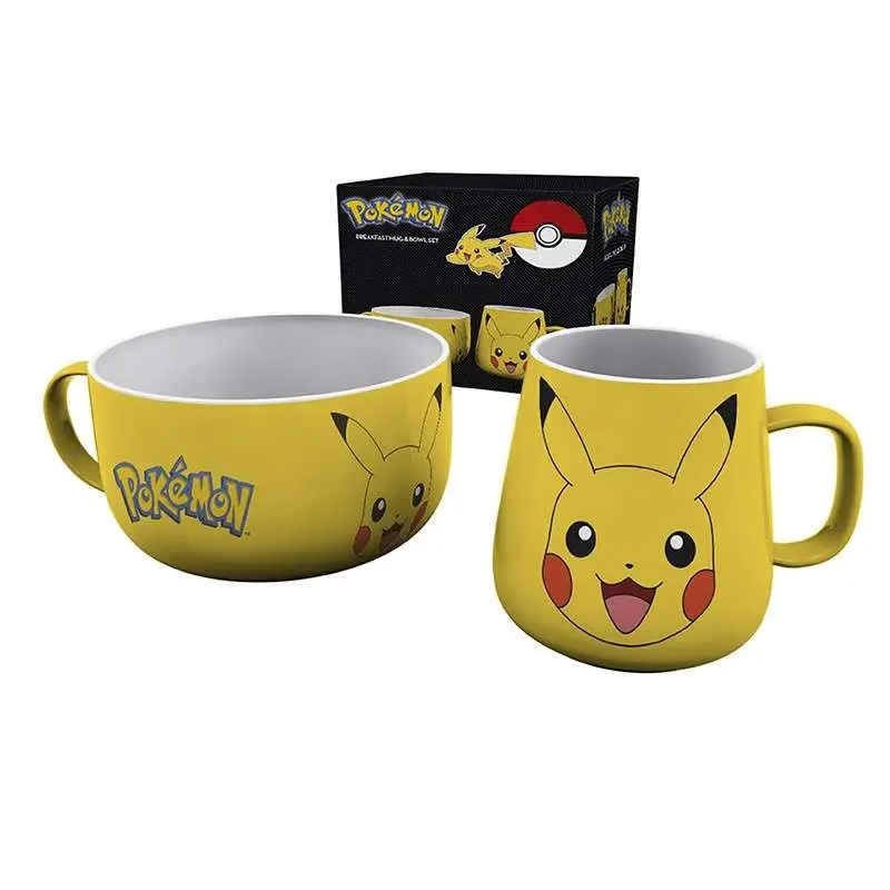 pokemon pikachu breakfast set
