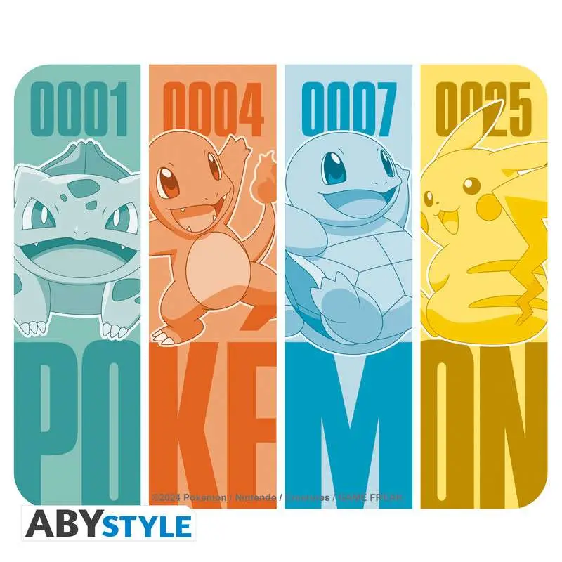 pokemon kanto starters flexible mousepad