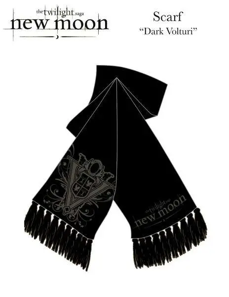 twilight new moon -scarf dark volturi-