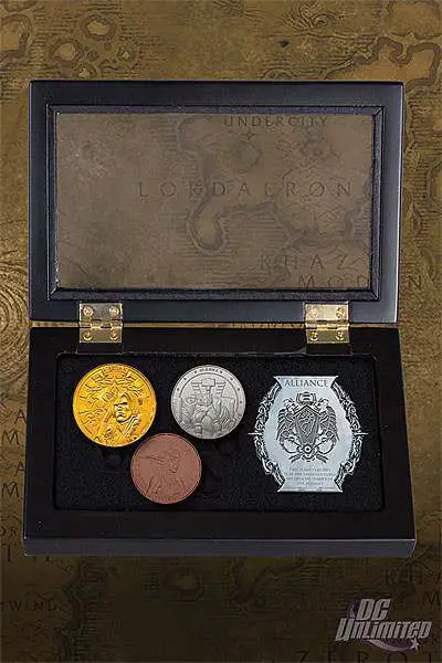 wow alliance coin set