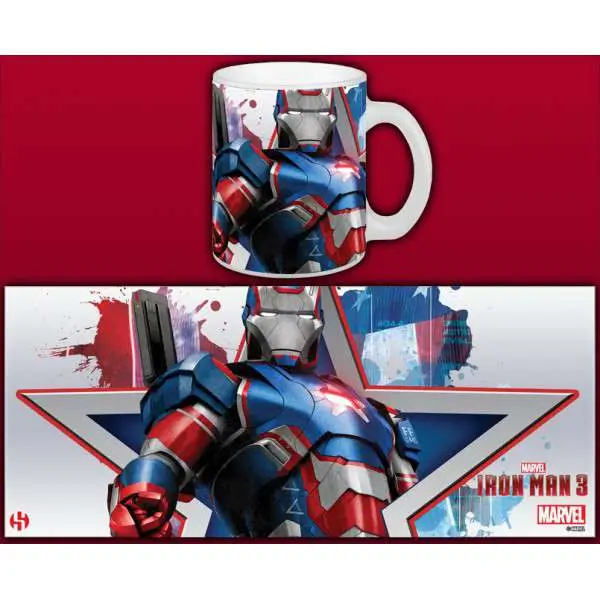 iron man 3 iron patriot mug