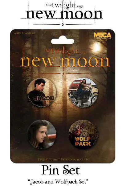 twilight new moon -pin set jac wolf pak