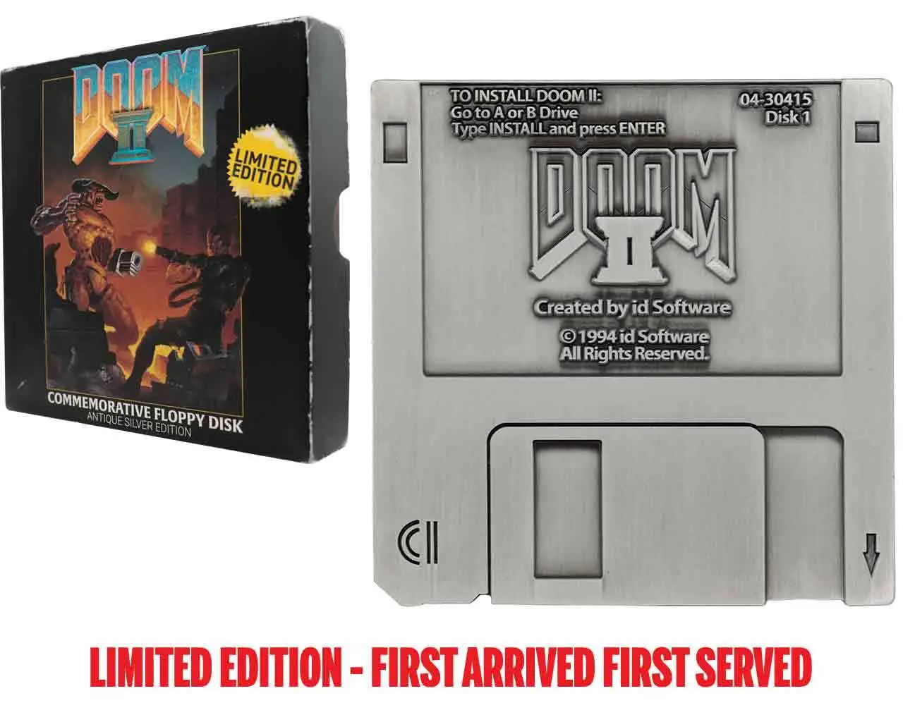 doom 2 floppy disk limited edition replica