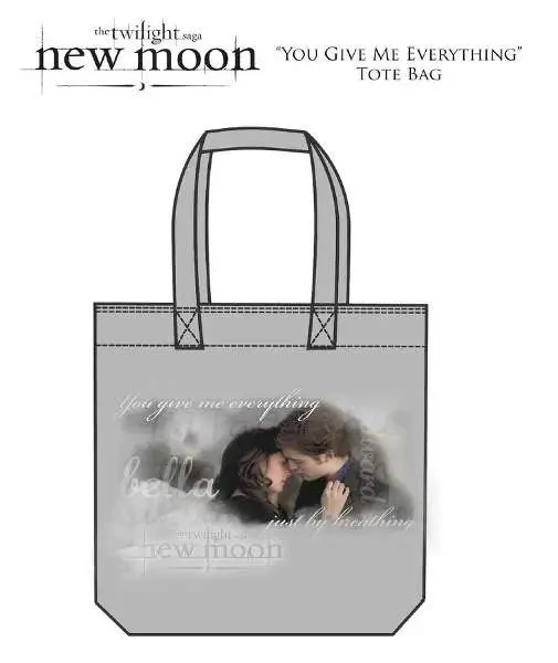 twilight new moon -tote bag you give me