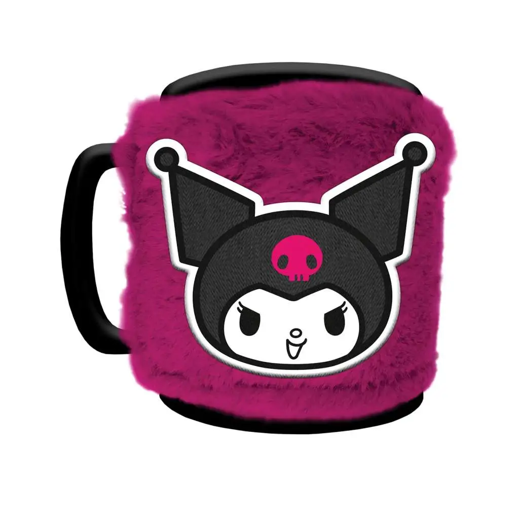 kuromi cheeky punky fuzzy mug