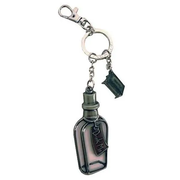 alice -key ring drink me bottle-