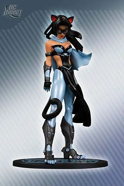 ame comi catwoman v.2 blue suit vrt fig